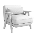 Stylish Warm Pink Velvet Leisure Chair With Solid Wood Armrests And Soft Brown Throw Pillow