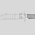 Modern Knife Times Dagger 3d model