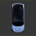 Blue Hyundai Hatchback With Black Roof Sporty Design And Alloy Wheels