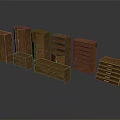 Various Wooden Storage Furniture With Different Designs And Functional Cabinets