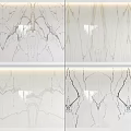High Quality Marble Components With Natural Veins And Smooth Surface For Interior Design 3d model