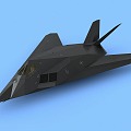 F117 Stealth Fighter Nighthawk Attack Jet Fighter 3d model