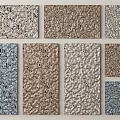 Various Textured Decorative Panels With Different Color Surface Patterns For Interior Design 3d model