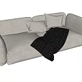 Double sofa 3d model