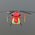 Helicopter Aircraft Fighter 3d model