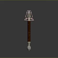 Industrial Equipment Featuring Vertical Copper Coil And Top Metal Framework Base