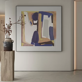 Quiet decorative painting 3d model