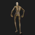 Game Movie Character 3D Model With Slender Body Transparent Skin Skeletal Structure And Visible Organs