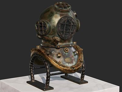 Industrial LOFT Diving Helmet Antique Diving Helmet model