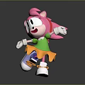 Monkey CG Monkey Cartoon Monkey Anime Monkey Stylized Monkey Fantasy Style Monkey Toy 3d model