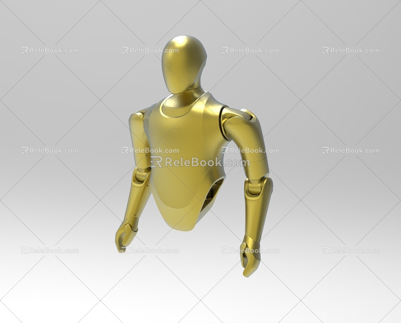 industrial robot humanoid robot modeling 1168 3d model