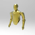 industrial robot humanoid robot modeling 1168 3d model