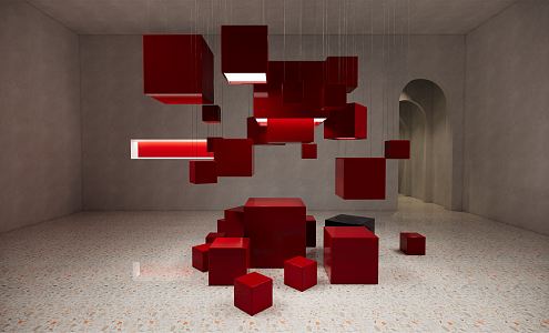 Modern Meichen Display Space 3d model