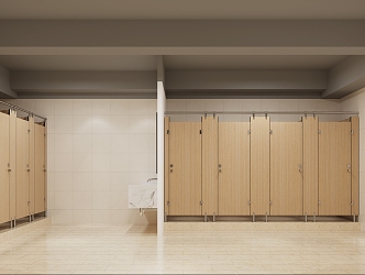 Public toilet 3d model