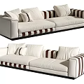 Modern Meroni Colzani Multiplayer Sofa 3d model