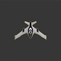 Futuristic Airliner With Sleek White Body Transparent Cockpit And Advanced Aerodynamic Design