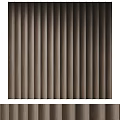 Wooden Textured Background Wall Panels With Vertical Slats And Various Neutral Tones