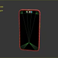 Sleek Modern Smartphone With Full Screen Display And Black Glossy Body Design