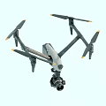 Advanced Professional Unmanned Aircraft With Multi Rotor Propellers And Mounted Camera