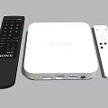 modern set-top box 3d model