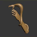 snake cobra venomous snake python reptile cold-blooded animal reptile 3d model