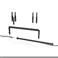 Industrial Mechanical Equipment Parts Featuring Metal Chains Linkage Brackets And Rods