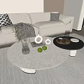Modern Coffee Table Coffee Table Ornaments Small Coffee Table Round Coffee Table Mother Coffee Table 3d model