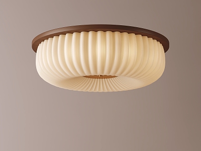 Cream wind ceiling lamp model