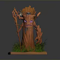 Elf Tree Demon Tree Monster Tree Man Tree Elf Monster Alien Monster 3d model