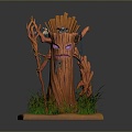 Elf Elf Tree Tree Demon Tree Monster Tree Man Tree Elf Monster Monster Alien Monster 3d model