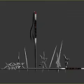 Hidden weapons darts ninja darts ninja weapons ancient weapons cold weapons medieval items 3d model