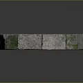 Natural Stone Archway Made Of Gray Blocks With Mossy Edges And Arched Shape