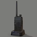 Four Black Wireless Doorbell Units With Antenna And Base Stand Design