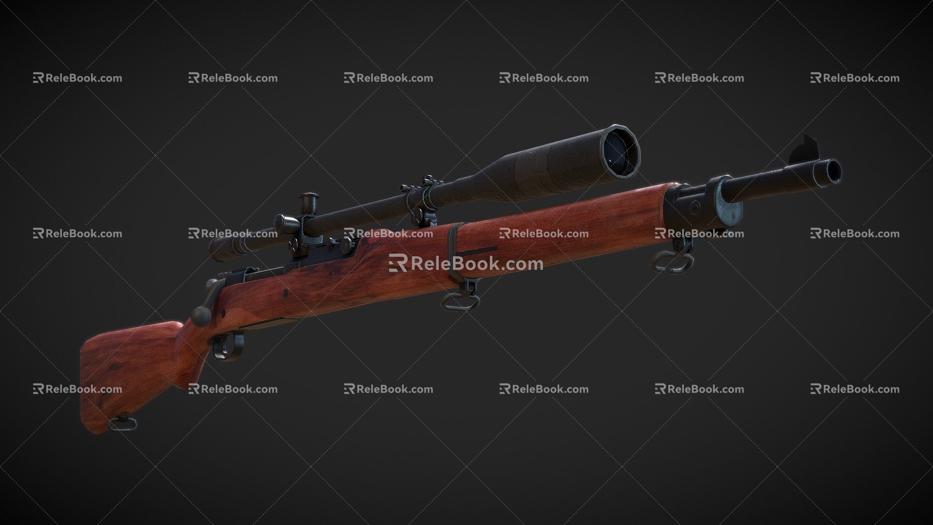 Nian Springfield Sniper Rifle 3d model