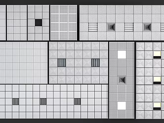 Modern Ceiling Mineral Cotton Board Ceiling Gypsum Board Ceiling Integrated Ceiling 3d model