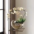 New Chinese Phalaenopsis Vase 3d model