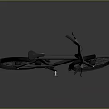 Modern Minimalist Bicycle With Sleek Frame Matte Gray Finish And Stylish Wheels