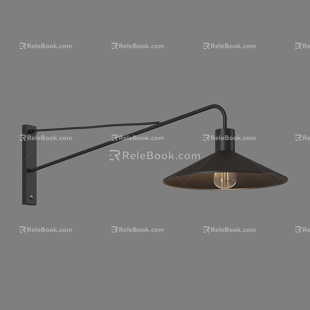 Nordic minimalist wall lamp wall lamp minimalist wall lamp 3d model