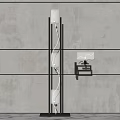 Modern lamp combination floor lamp wall lamp 3d model