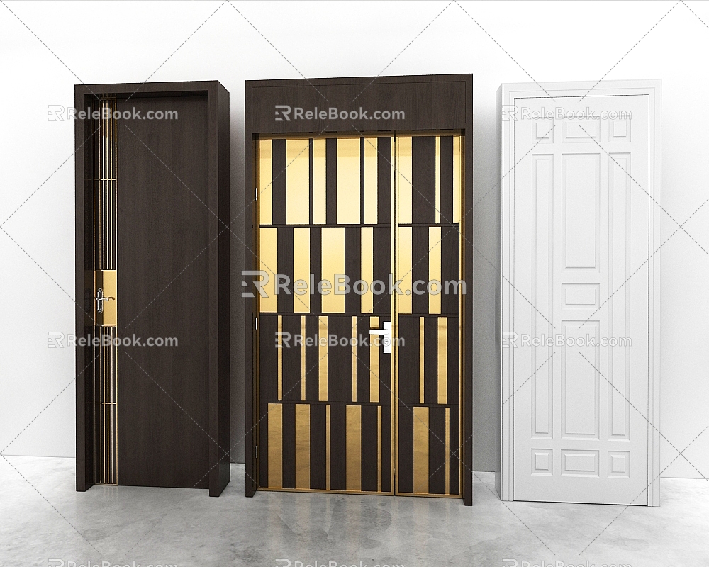 Door combination 3d model