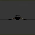 Futuristic Sci-Fi Spaceship Model Featuring Streamlined Design Wing Structure Metallic Finish And Colorful Accents