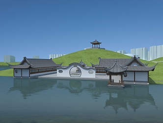 Chinese ancient building 3d model