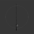 High Performance Fishing Rod Equipment With Wooden Handle And Metal Reel Design