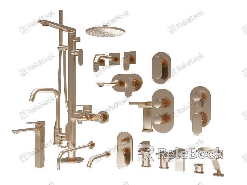 Modern faucet bathroom hardware model