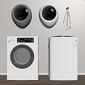 Modern washing machine drum washing machine wall-mounted washing machine 3d model