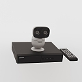 Public equipment surveillance camera monitor 3d model