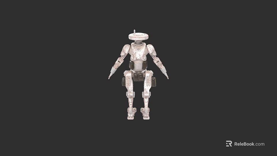 Industrial Equipment Humanoid Robot With Advanced Mechanical Structure For Manufacturing Use 3d model 