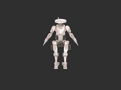 Industrial Equipment Humanoid Robot With Advanced Mechanical Structure For Manufacturing Use 3d model