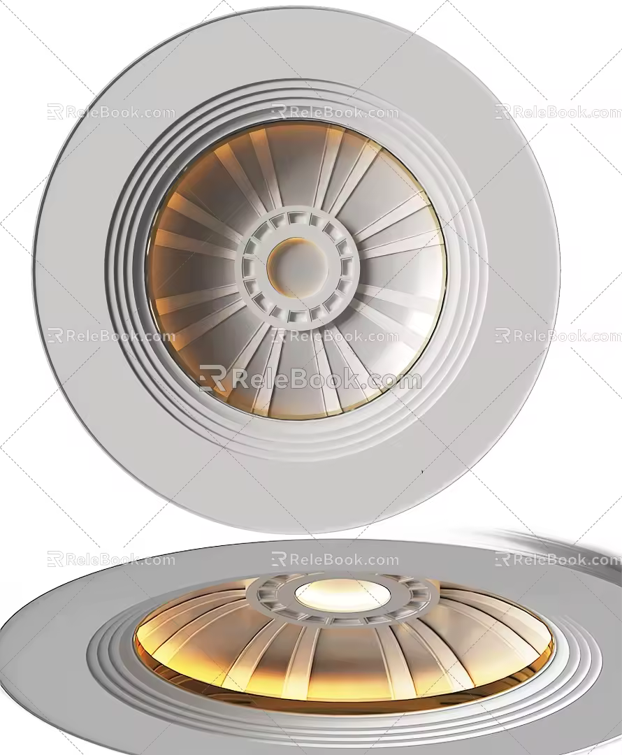 Modern Ceiling Dome 3d model