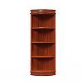 Stylish Wooden Decorative Cabinet With Multiple Open Shelves For Home Display And Storage